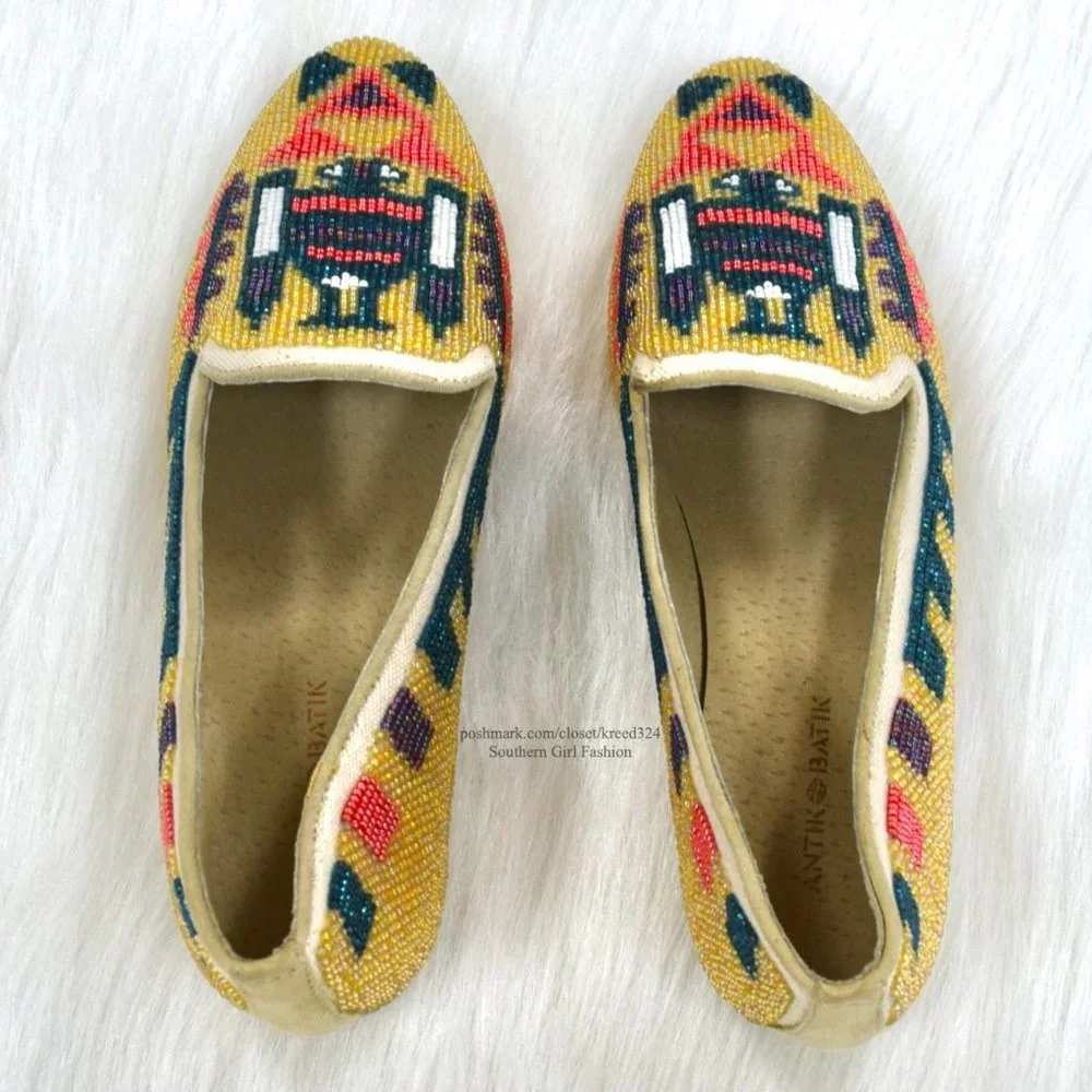 ANTHROPOLOGIE Embellished Shoes Intricate Slippers poshmark.com/closet/kreed324 - Picture 6 of 11